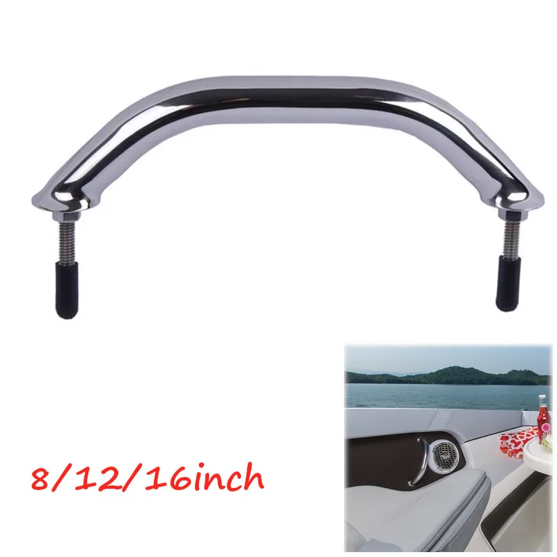 316 Stainless Steel 8/'/' Boat Polished Boat Marine Grab Handle Handrail
