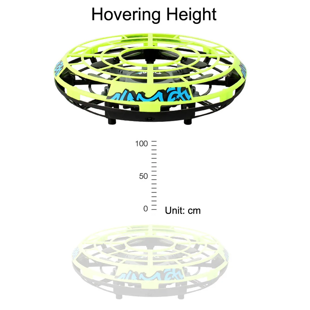 Рук Летающий НЛО Вертолет игрушка ручной интеллигентая(ый) индукции беспилотный Радиоуправляемый летательный аппарат-Квадрокоптер на дистанционном управлении Вертолет Дистанционное Управление игрушки для детей