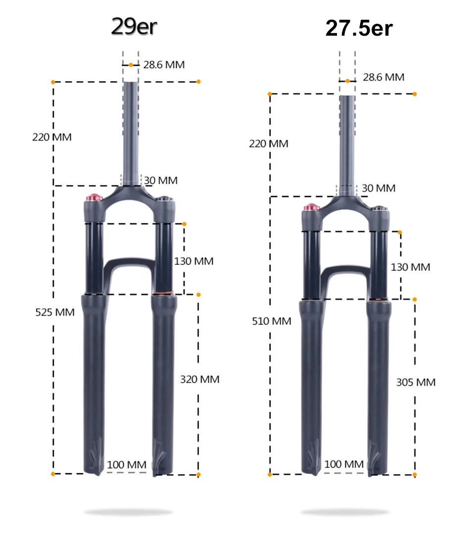 Алюминиевый сплав Велосипедная вилка 29er 27.5er QR не карбоновая mtb вилка 29 жесткая Карбоновая вилка полная Подвеска для карбонового велосипеда