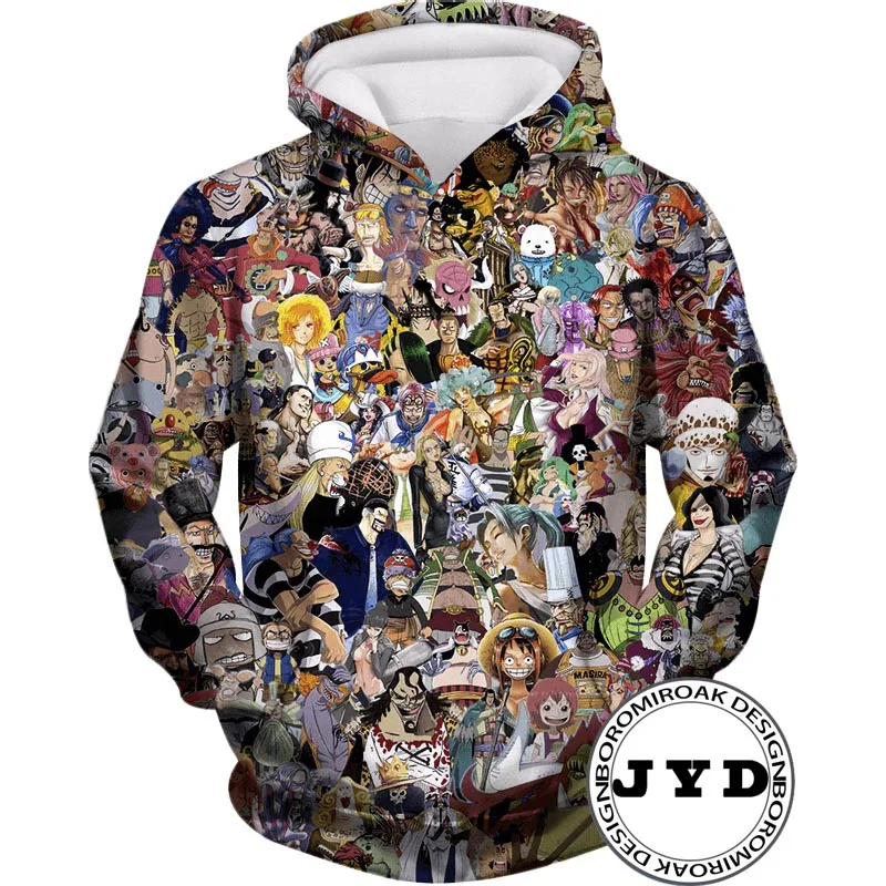 

One Piece Hoodie 3d Print Hoodies Men Women Hooded Anime Sweatshirts hip hop Pullover Quality Sweatshirt Streetwear Jumper
