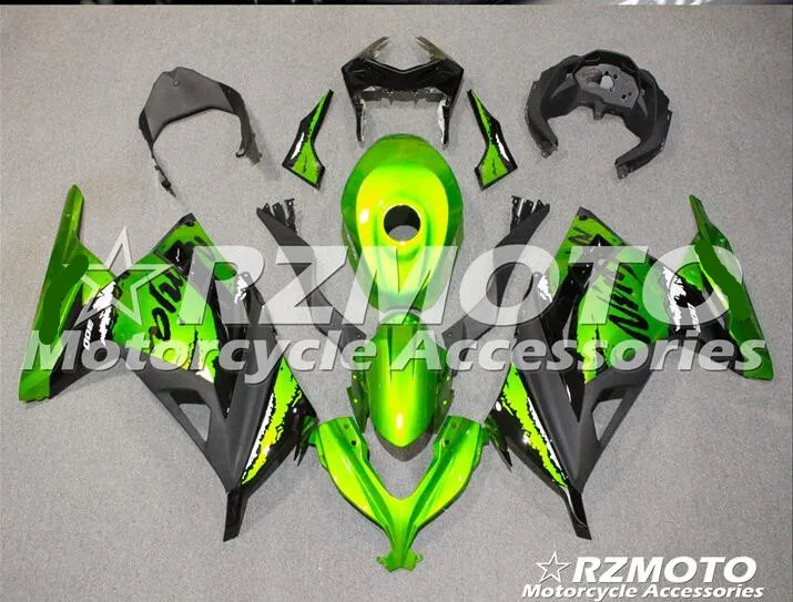 Мотоциклетный обтекатель abs для kawasaki Ninja 300 2013 ниндзя впрыска Bodywor все сорта цветной № 517