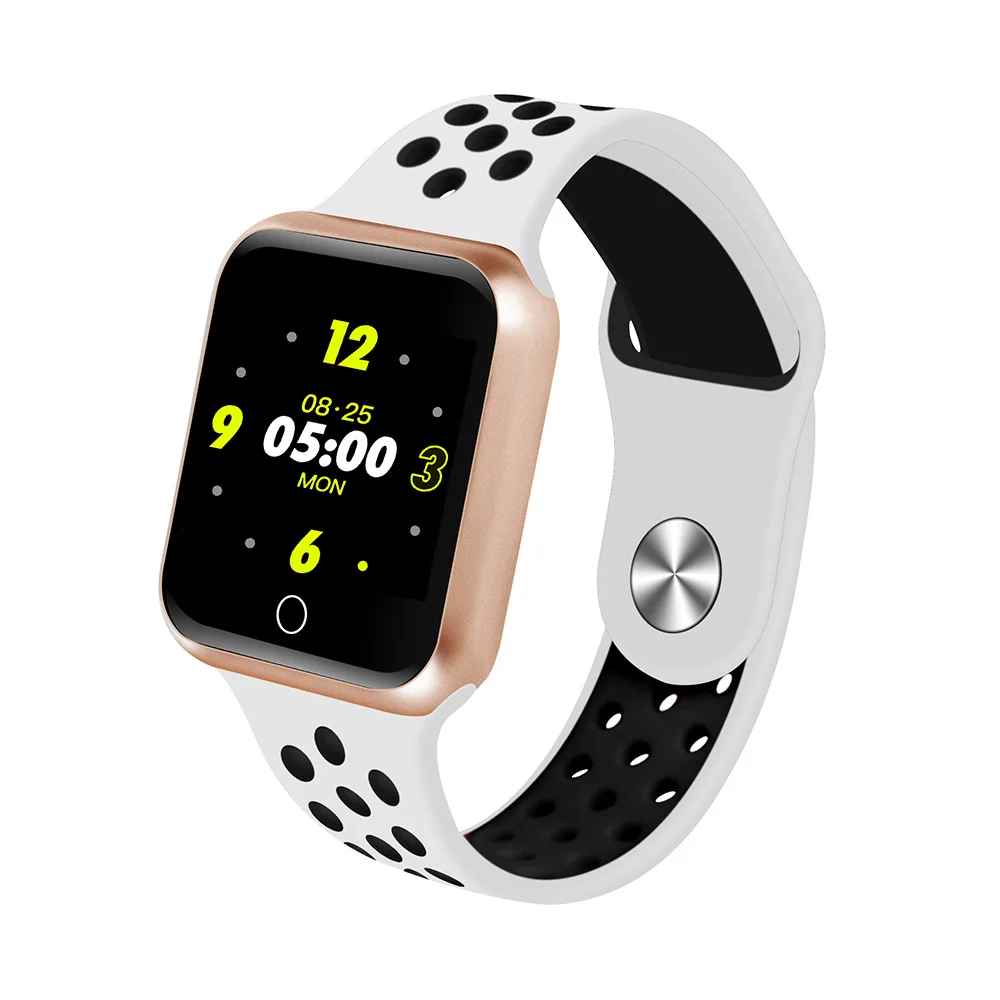 WLMLBU S226 Смарт часы IP67 Водонепроницаемый 15 дней в режиме ожидания сердечного ритма кровяное давление Smartwatch Поддержка IOS Android - Цвет: 226 Gold white