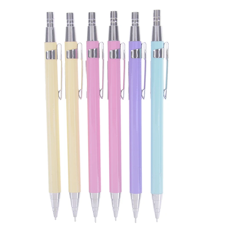 

0.5mm 0.7mm Cute Metal Automatic Drafting Pencils Writing Stationery For School Office Supplies Stationery