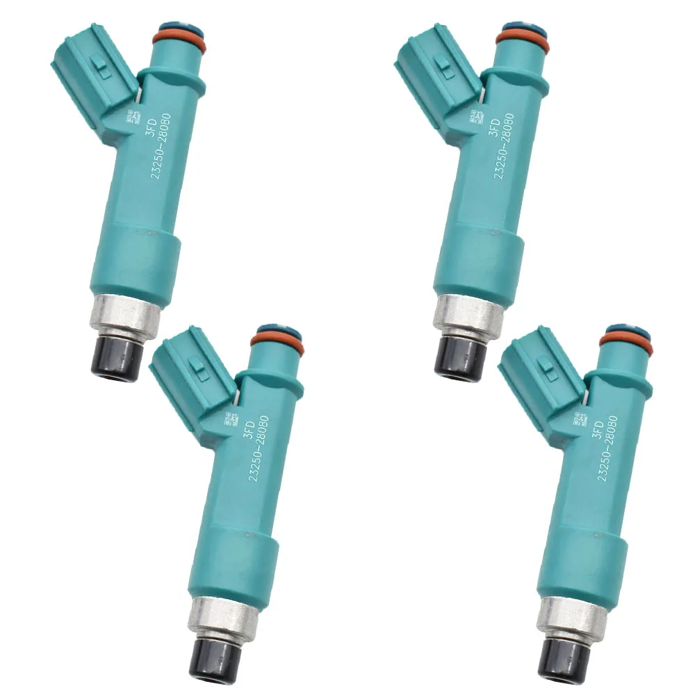 Новые 4 шт Топливные форсунки 23250-28080 23209-28080 для Toyota Camry Corolla Highlander Matrix RAV4 Solara Scion TC XB