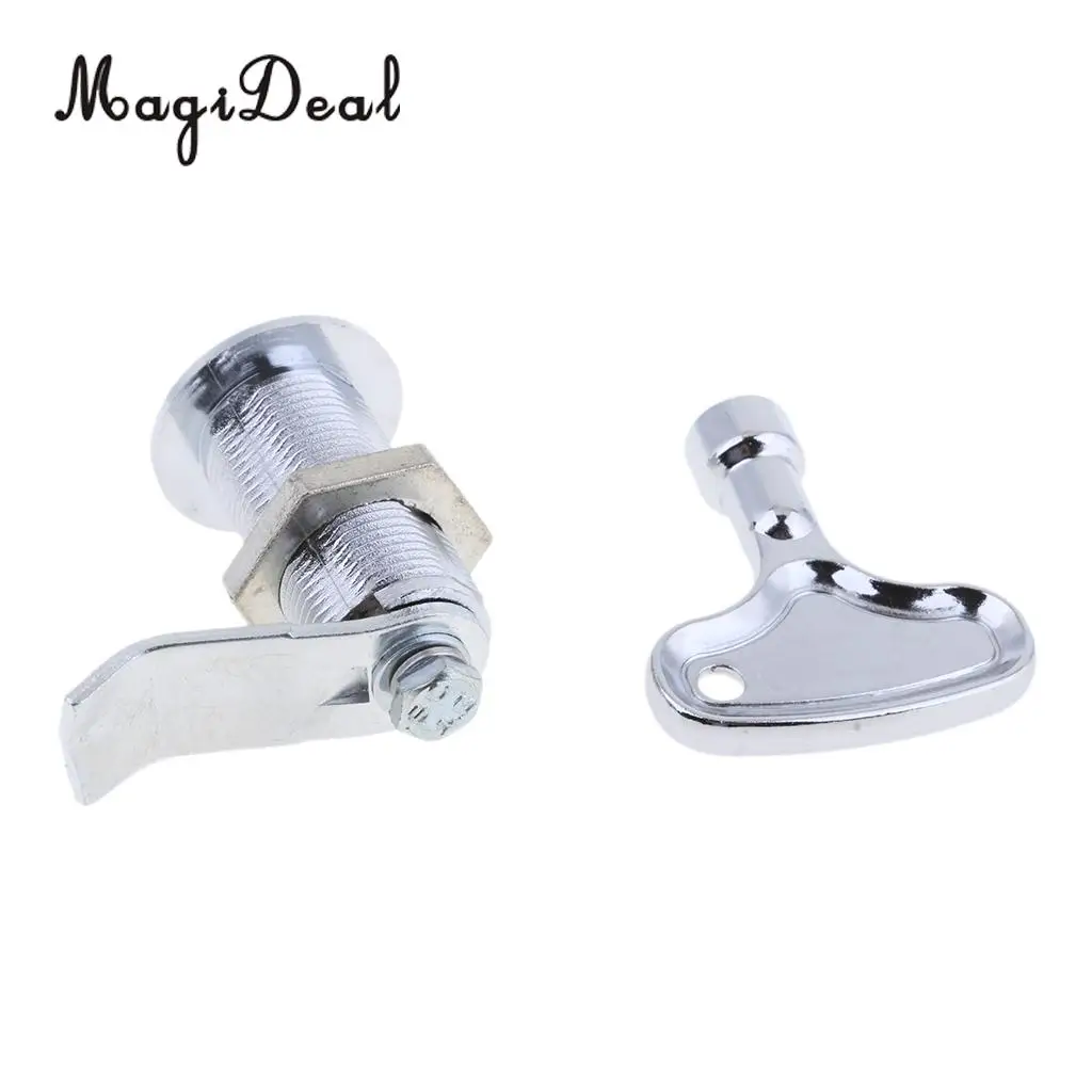 MagiDeal Boat Marine Stainless Steel Triangulation Lock Pull Ring Door Lock Latch for Kayak Canoe Boating Dinghy Yacht Accessory