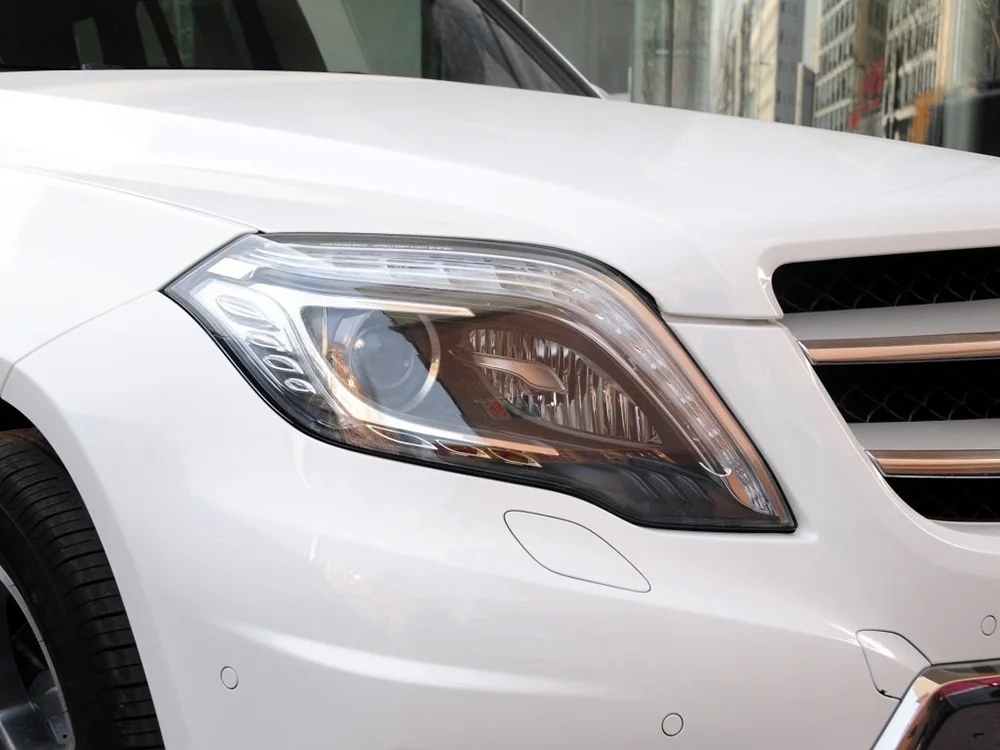 Для Mercedes-Benz GLK200 GLK260 GLK300 2013 Автомобильные фары прозрачные линзы Авто оболочка Крышка