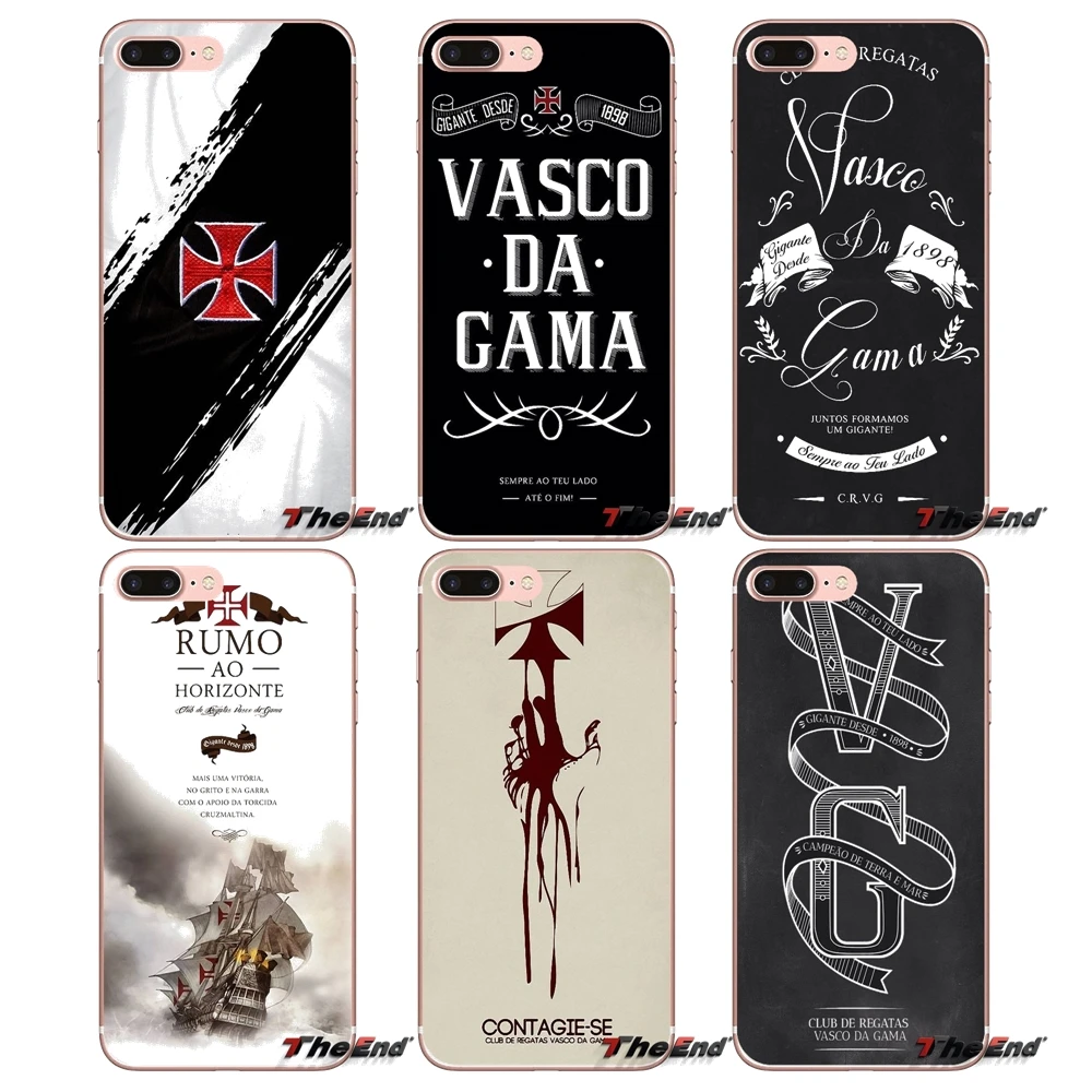 Чехлы для iPhone X 4 4S 5 5S 5C SE 6 6S 7 8 Plus Samsung Galaxy J1 J3 J5 J7 A3 A5 2016 2017 Clube de regatas vasco da gama Logo |
