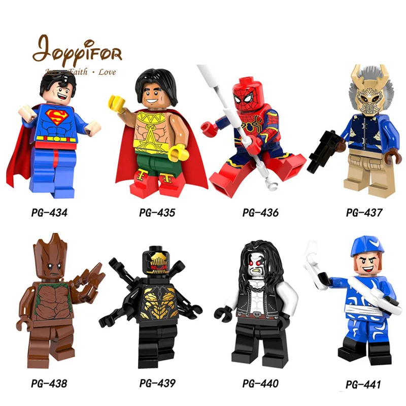

JOY YIFOR Superhero DIY Blocks Avengers Justice Ninja Super manEI Dorado Model Building Blocks Compatible With Legoingly Batman