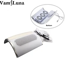 Nail suction Dust Collector Machine Vacuum Cleaner with 3 fans + 2 bags Salon Tool 110V or 220V Manicure nail tools