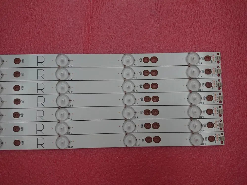 Комплект 14 шт. светодиодный полосы подсветки для 55PFF5701 55PUS6501 LB55072 TPT550U2 EQLSHA. G GJ-2K16-550-D714-V4-R L 01N31 01N32