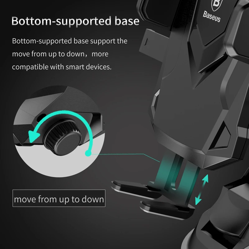 Автомобильный кронштейн-робот Baseus с присоской, Универсальный держатель 360 Gradi для iPhone6 7 samsung HUAWEI