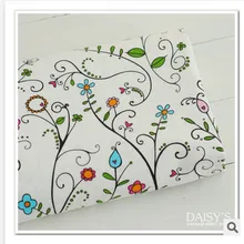 Стеганая Ткань Хлопок тканевый швейный материал ткани Тильда Ткань дом текстиль тканый Льняной материал растительные цветы