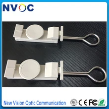 10 шт./лот, S Тип крюк Flexer волоконно-оптический Крепеж Пластиковые крепежи FTTH фитинг, S крепеж