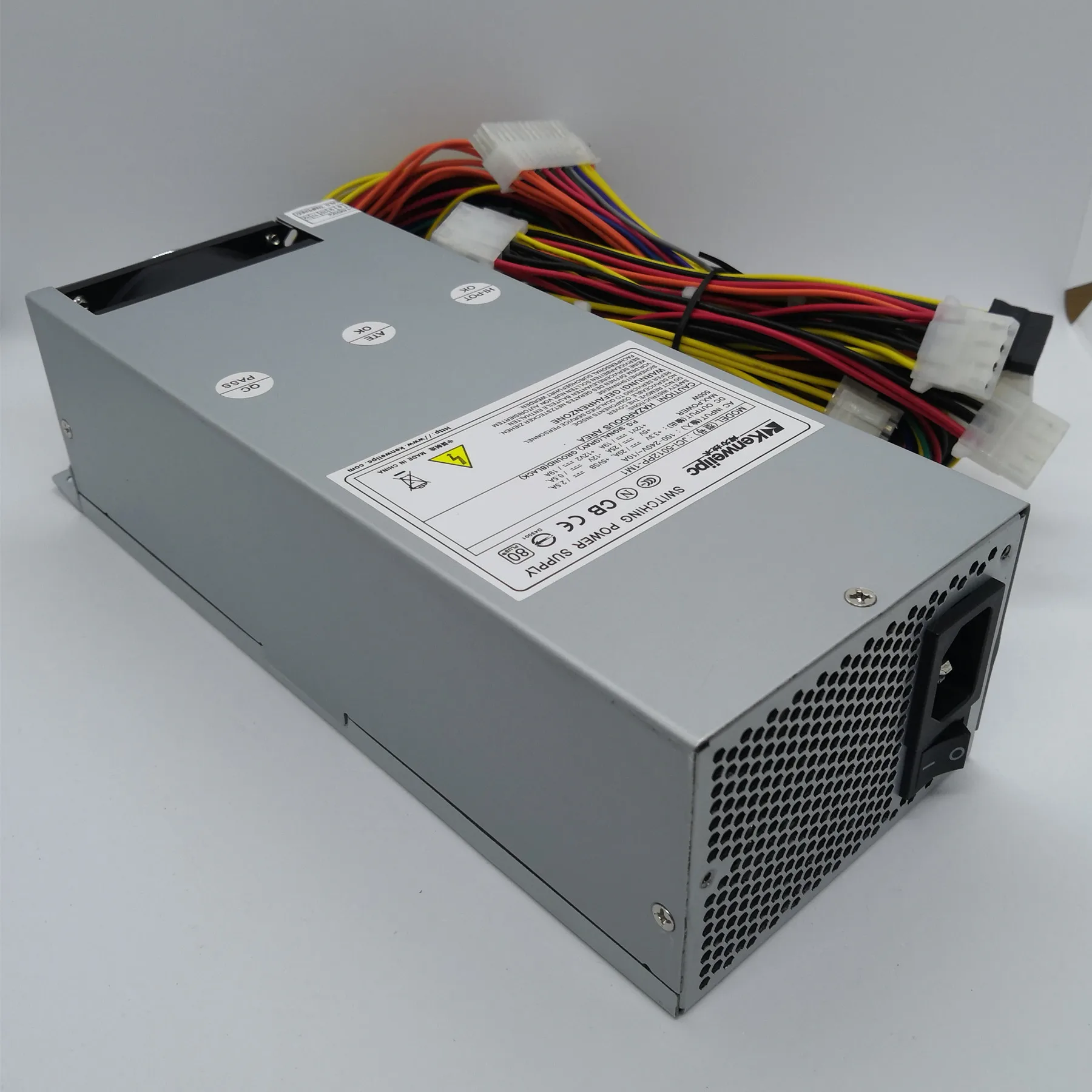 

IPC rack-mounted Rated 500W power supply 2U Industrial server PSU ATX power JCI-5012PP-1M1 with the switch 100-240V