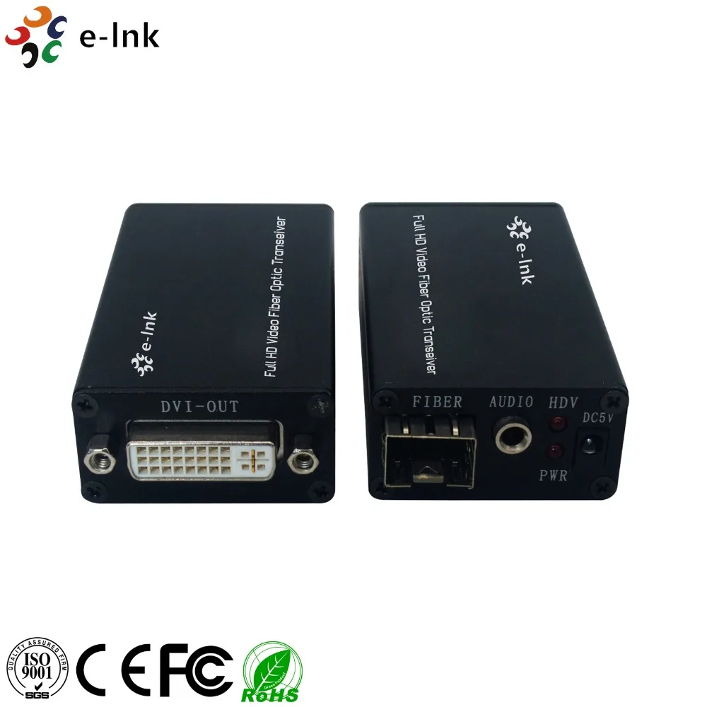 Мини 1080P DVI/HDMI/SDI в волоконно-оптический преобразователь одномодового волокна