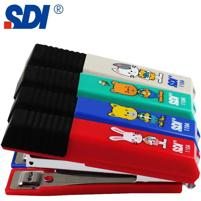 

Sdi 1104 Stapler with Staple Remove Device at Rear Random Color One Piece