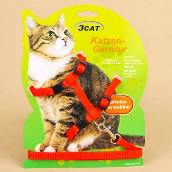 Простые и удобные жгут с бумажная упаковка Кошка Кот-образный суб-специальные поводки - Цвет: B
