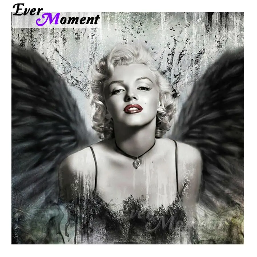 

Ever Moment Diamond Painting Character Woman Marilyn Monroe Full Square Drill 5D DIY Diamond Embroidery Rhinestone Mosaic S2F433