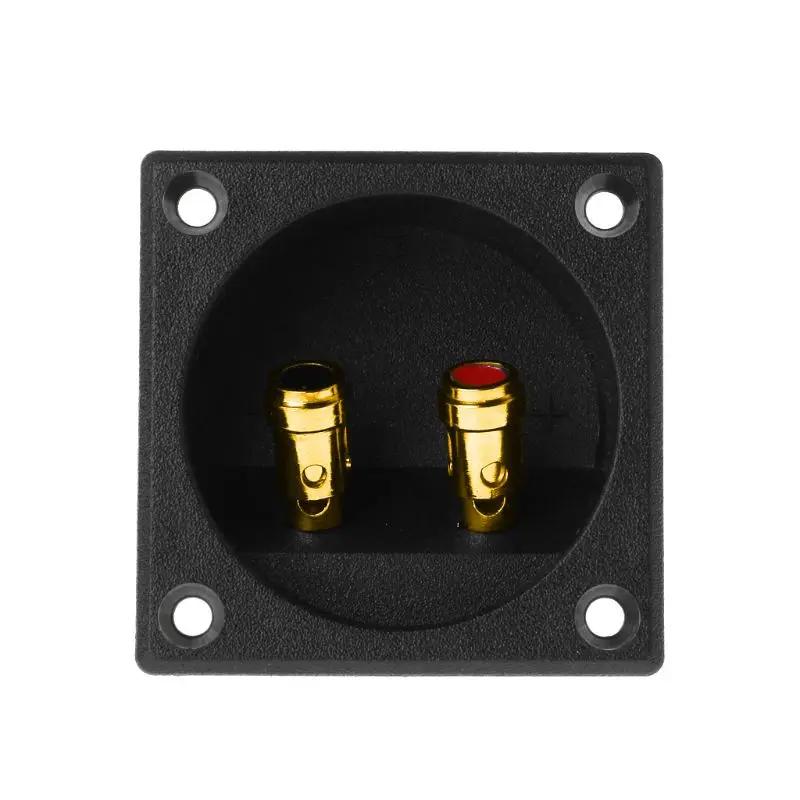 

Terminal Cup Connector 270 Parts Express Double Binding Posts Twist Gold Banana Jacks Recessed Subwoofer Speaker Box Enclosure