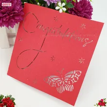 Красивые рождественские открытки 3D всплывающие лазерные срезы поздравление с днем рождения открытки на заказ поздравительные открытки s рождественские подарки сувенирные открытки 5Z