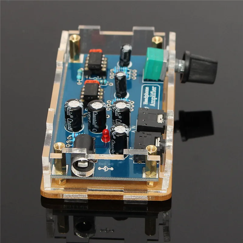 Один источник питания Портативный HIFI усилитель PCB AMP DIY Kit для DA47 Наушники Аксессуары электронные части