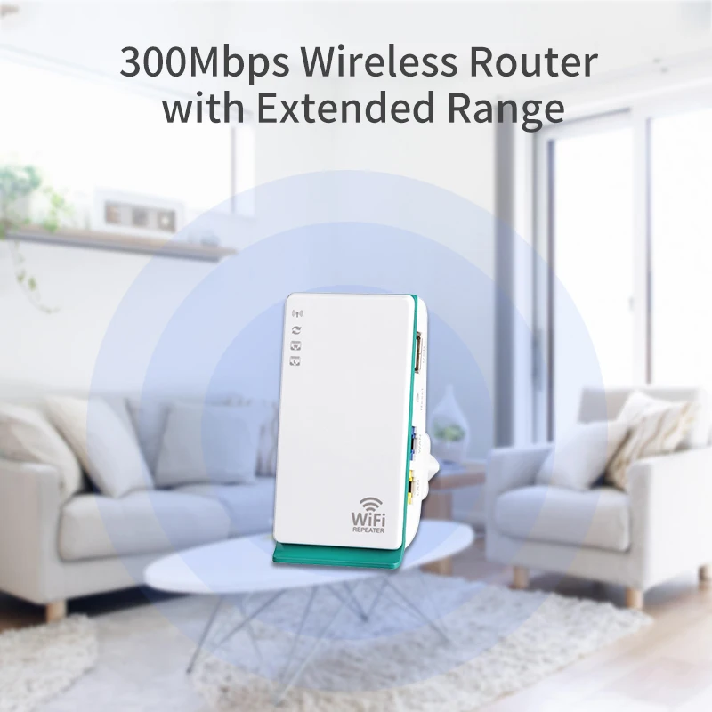 Беспроводной мини ретранслятор Cioswi высокоскоростной Wi Fi репитер 300 Мбит/с роутер