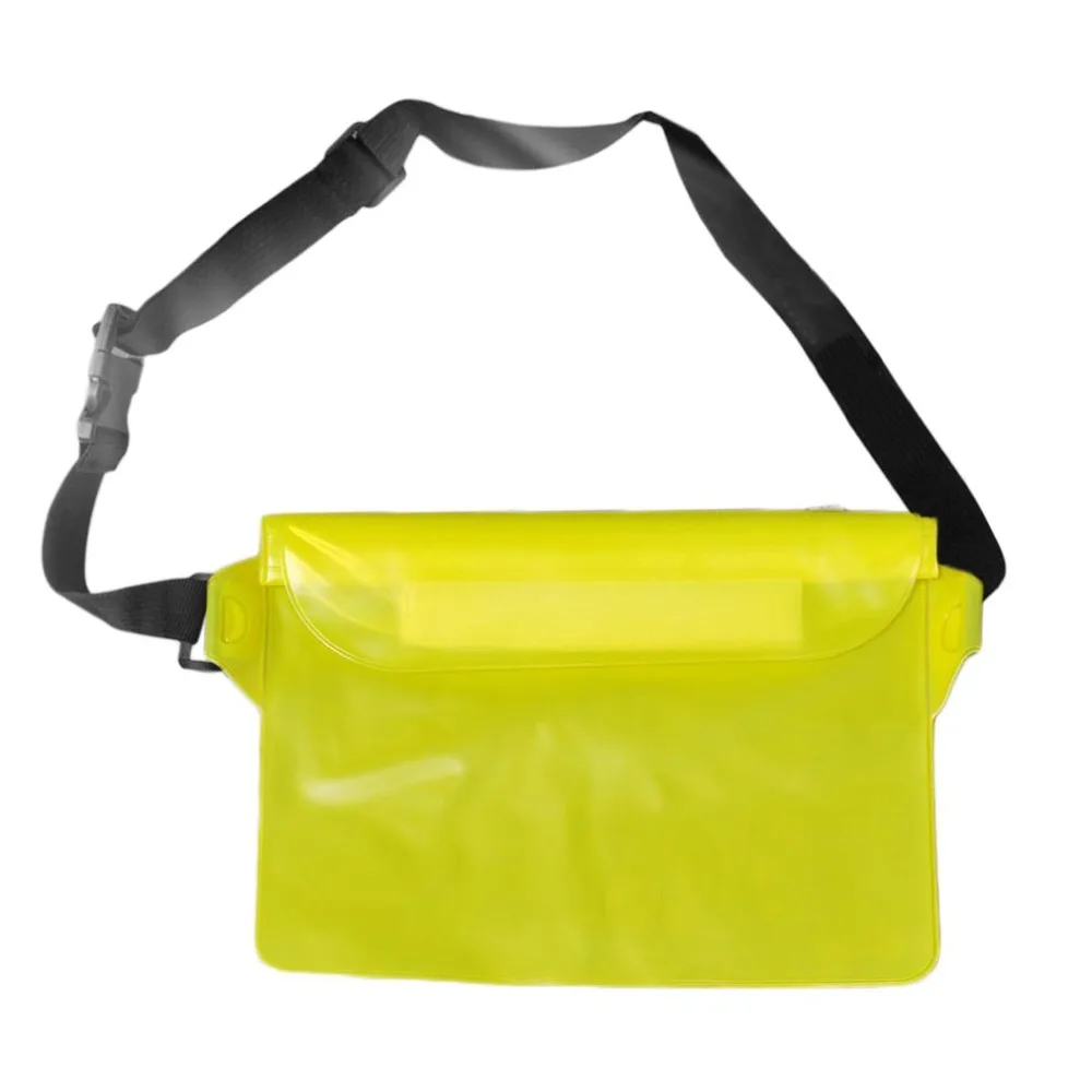 Outdoor Sports Three-Layer Sealing Touch Screen Mobile Phone Waterproof Bag PVC Waist Case Waterproof Waist Pocket