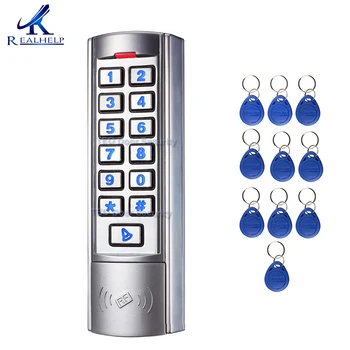 

2000Users Metal Keypad Access Control card reader Fast Operating Speed SingleDoor RFID Access with Wiegand 26 12V/24V DC