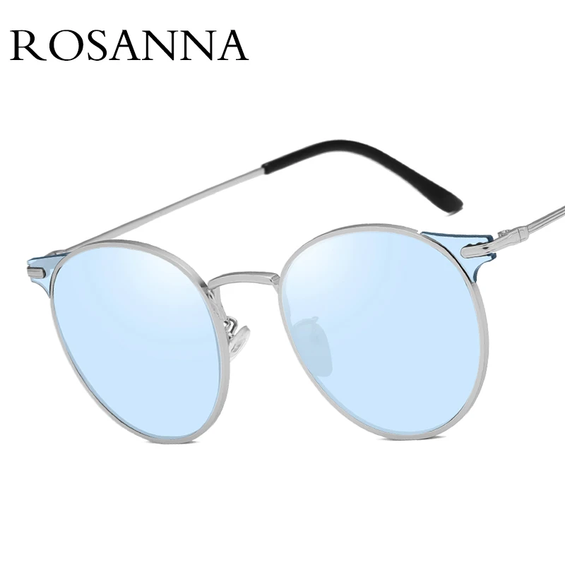 ROSANNA новые модные круглые солнцезащитные очки для женщин винтажные брендовые