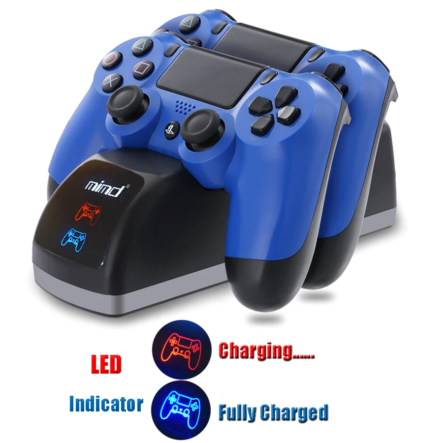 PS4 Games USB Charger Charging Dock Station Stand for Sony Playstation
