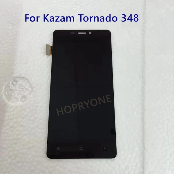 Hopryone For KAZAM Tornado 348 LCD Display Touch Screen Digitizer Glass Panel Replacement cover protector glass | Мобильные телефоны