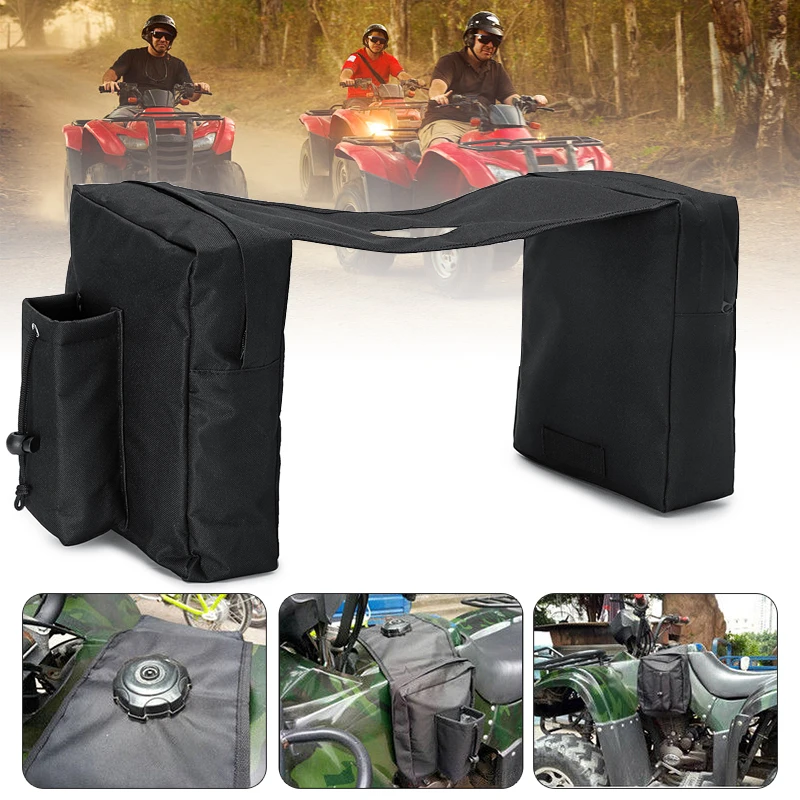 

Waterproof Snowmobile Accessory Gas Tank ATV SaddleBag Saddle Bags Water Bottle Motorcycle Saddle Bag Black Oxford Cloth Storage