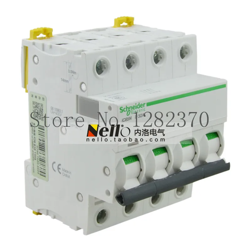 

[ZOB] original breaker air switch iC65N 4P D32A A9F19432 --2pcs/lot