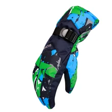 Новинка, зимние мужские и женские лыжные перчатки, теплые, водонепроницаемые, ветрозащитные, для улицы, перчатки, спортивные, защитное снаряжение