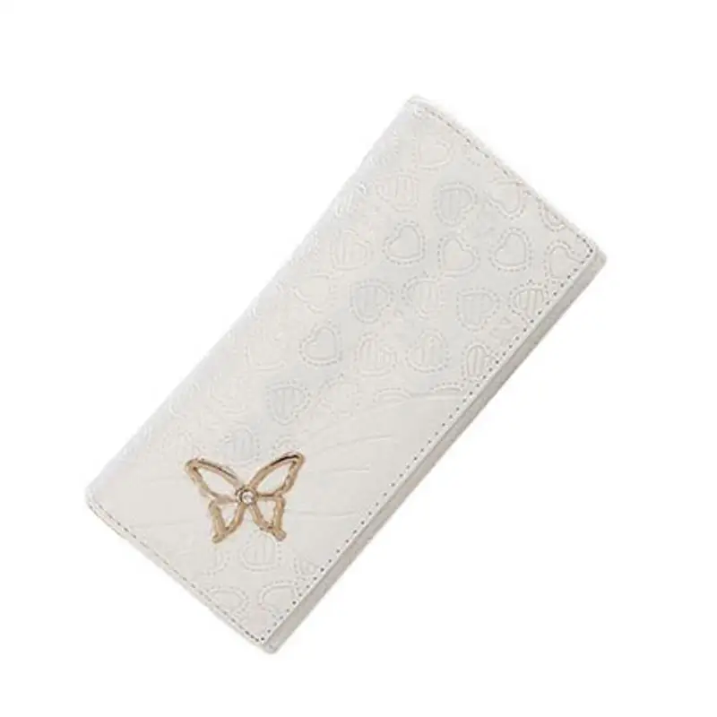 

Fashion Women Wallet Lady PU Leather Clutch Coin Purse Butterfly Long Wallet Female Bags Card Credit Holder