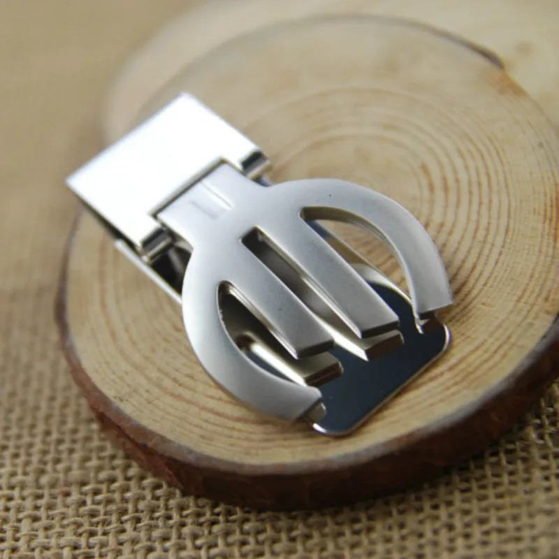 High Quality Stainless Steel Metal Money Clip Fashion Simple novel new Dollar Cash Clamp Holder