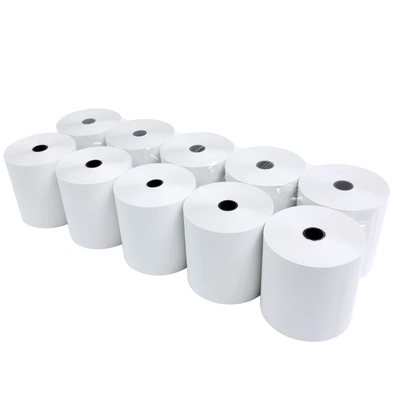 10 Rollos X Rollo De Papel Térmico 80mm 70m Rollo De Papel Núcleo 13mm Cash Register Paper Till Rollthermal Paper Aliexpress
