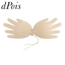 Женский s Ladies B-E ручной формы без бретелек самоклеящийся с открытой спиной липкий Невидимый пуш-ап бюстгальтер с кулиской сексуальные женские подушечки для Бра