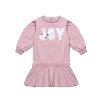 

Baby Girls Casual Clothes 2020 Autumn Long Sleeve Letter Print Dress Children's Clothing Sports Girl Frill Princess Dress #LR4