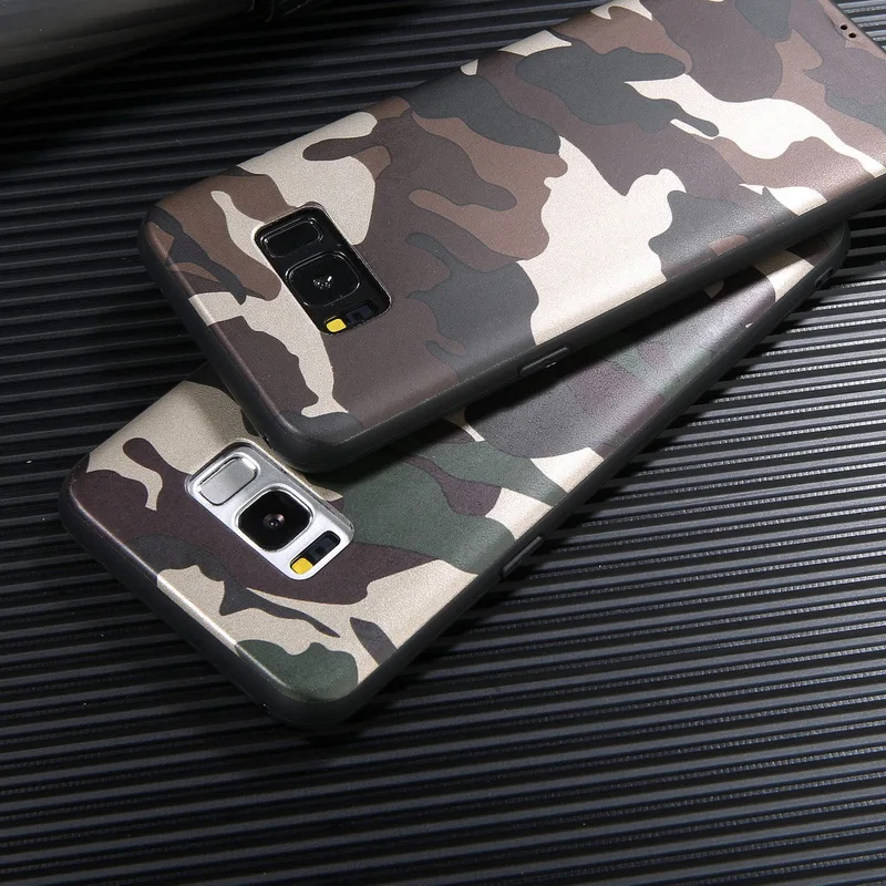 YISHANGOU Phone Cases For Samsung Galaxy S8 Luxury Newest Silm Army
