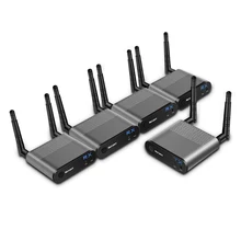 MEASY Air Pro4 Wireless HDMI Transmitter and Receiver support HD 1080P 3D Video & Digital Audio from Laptop, PC, Cable, Netflix
