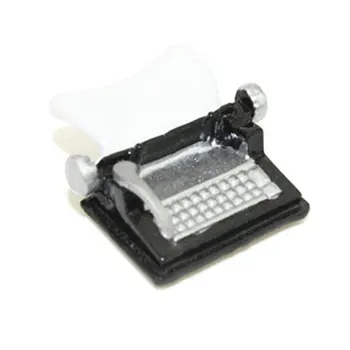 

Vintage Typewriter Dollhouse Miniature 1:12 Scale Fairy Doll Home Life Scene Families Collectible Gift