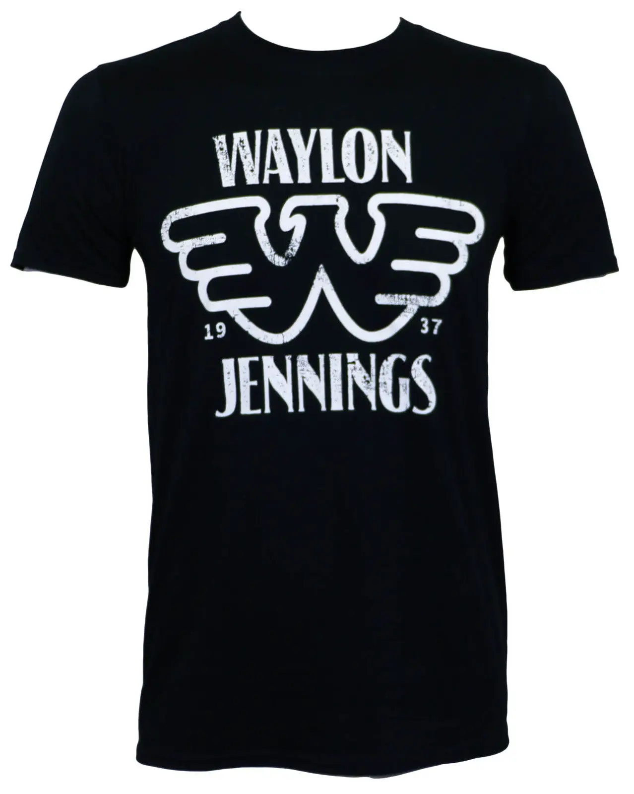 Print T Shirt O-neck Short Authentic Waylon Jennings Est. 1937 Slim Fit T-shirt S M L Xl 2xl New | Мужская одежда