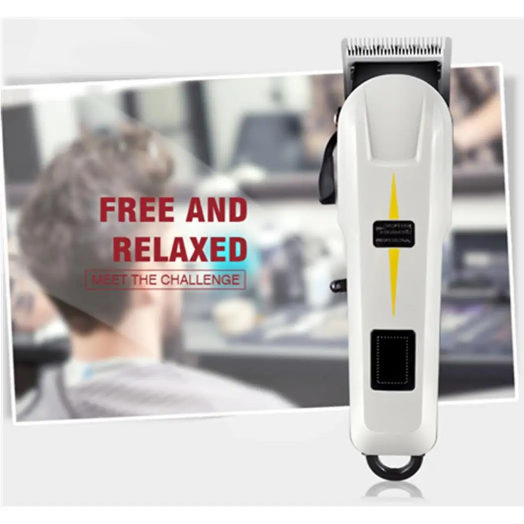 

Men Barber Hair Cutting Professional Electric All Types Rechargeable Hair 3, 6, 10, 13mm Appliances Trimmer