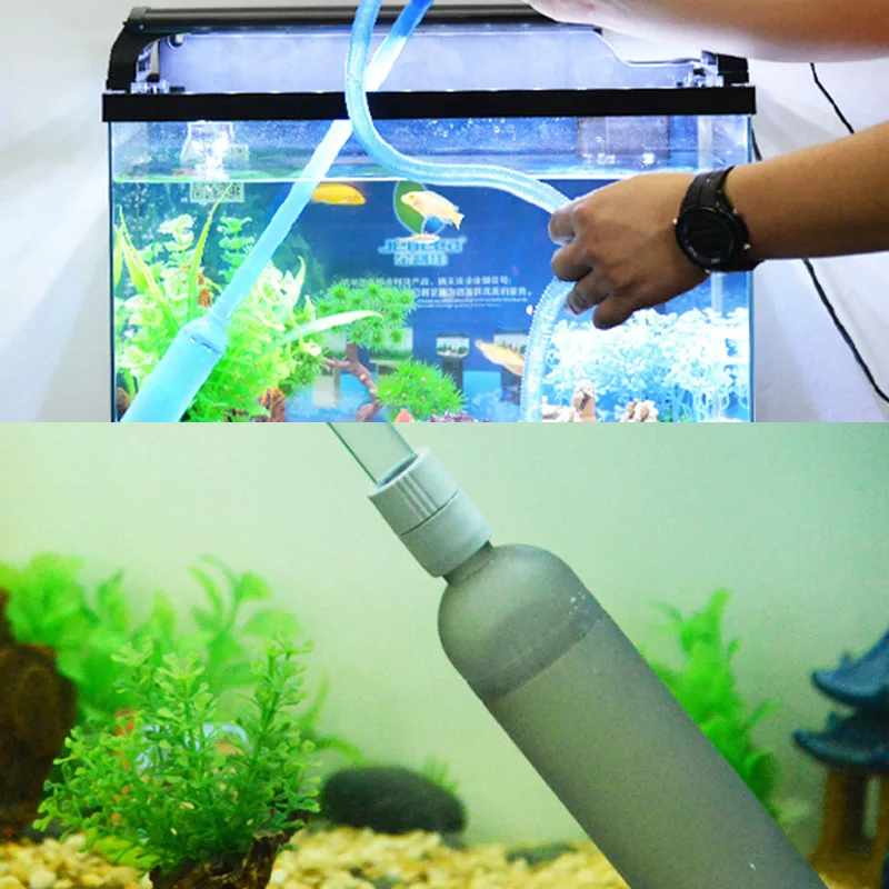 Аквариум изменение фильтр для воды вакуумная рыбка Танк гравий средство для чистки от песка стиральная изменение полуавтоматические