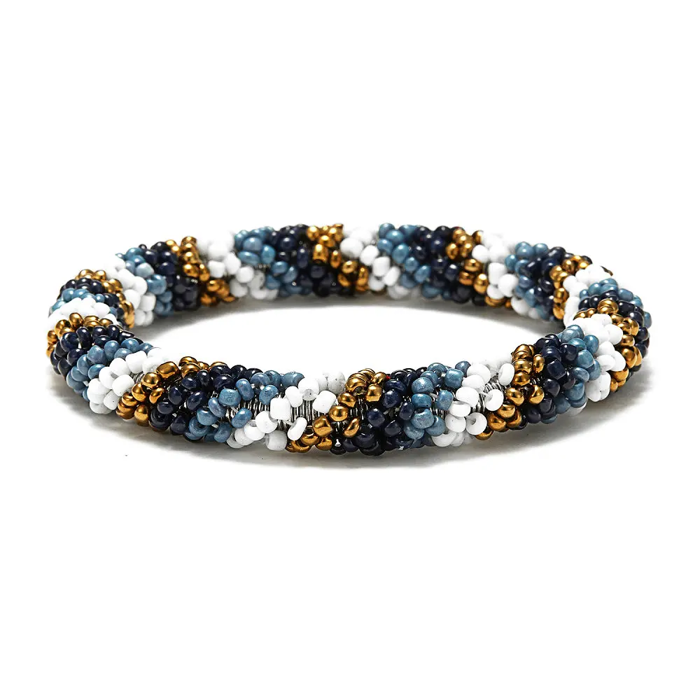 TianBo Nepal Handmade Bead Bracelet Hippy Friendship Popular Roll