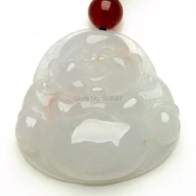 Специальная подвеска из воска вид жадеита Нефритового Будды кулон Бирма нефрит груз Maitreya Foyu кулон с сертификатом