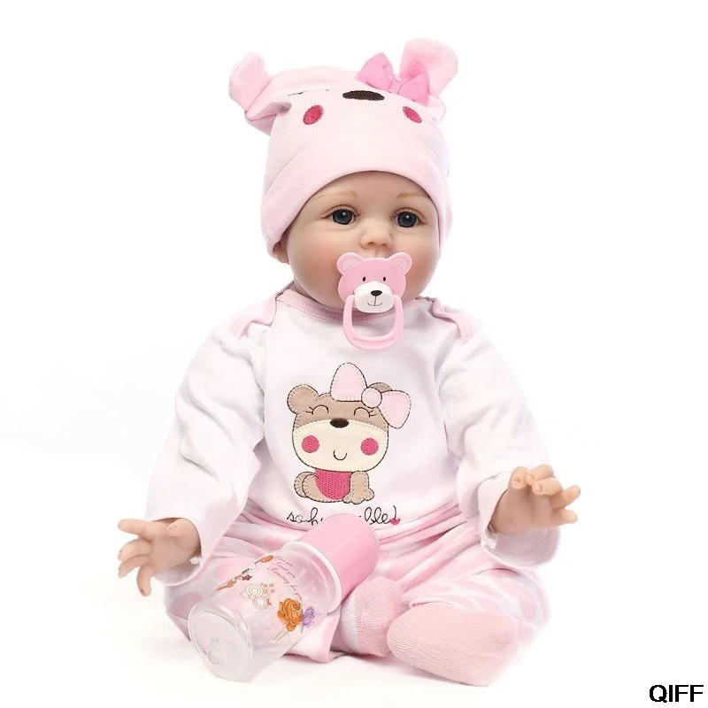 55 см NPK коллекция Reborn Baby Doll мягкий силиконовый подарок для девочек ручной работы прелестный реалистичный малыш May06