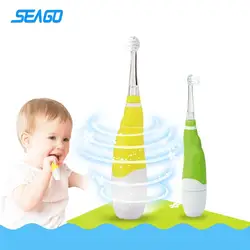 Сиго детские дети Sonic электрическая Зубная щётка светодиодный свет профессиональный зубная щетка Рот чистым гигиены полости рта ребенка