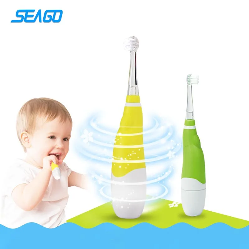 

Seago Baby Kids Sonic Electric Toothbrush LED Light Professional Tooth Brush Mouth Clean Baby Oral Hygiene Waterproof SG902